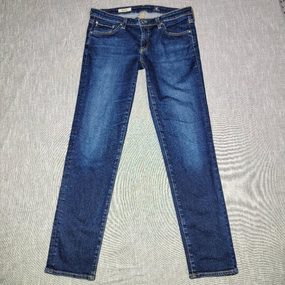 AG Adriano Goldschmied Jeans Womens Size 29R 29x30 Blue Stilt Mid Cigarette Leg - Picture 1 of 15